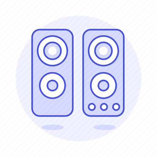 Channel, pc, speakers, desktop, stereo, computer, audio icon - Download on Iconfinder