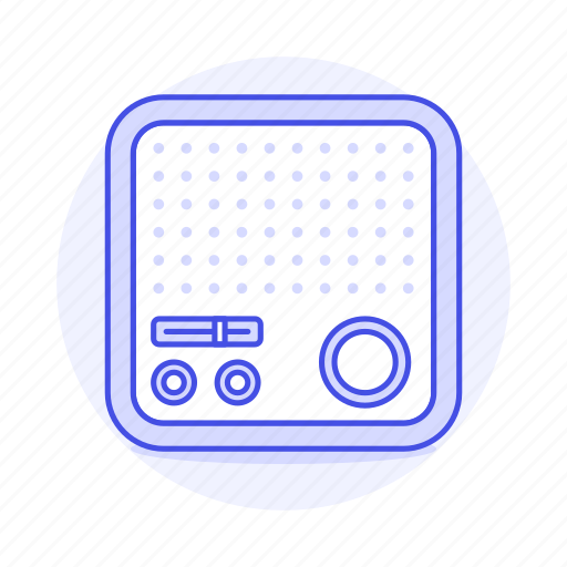 Audio, fashioned, old, radio, retro, vintage icon - Download on Iconfinder