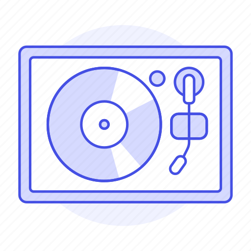 Audio, disc, music, players, retro, turntable, vintage icon - Download on Iconfinder
