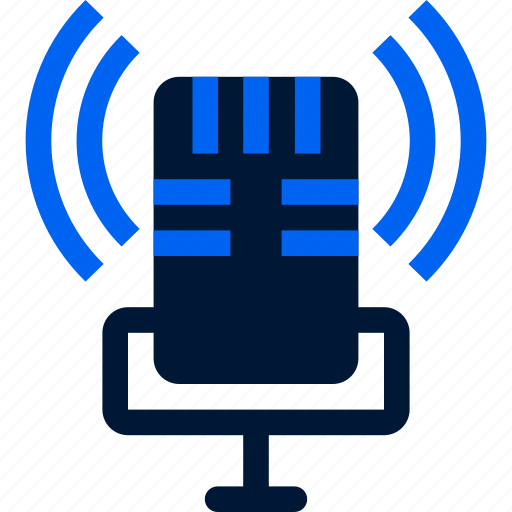 Broadcast, broadcasting, mic, microphone, music, radio icon - Download on Iconfinder