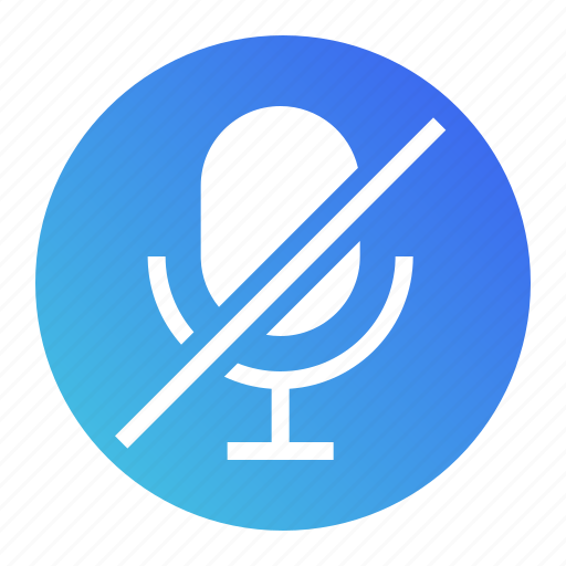 Audio, mic, microphone, mute, record, sound, voice icon - Download on Iconfinder