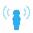 audio, communication, connection, person, signal, sound, streaming