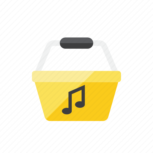 Basket, music icon - Download on Iconfinder on Iconfinder