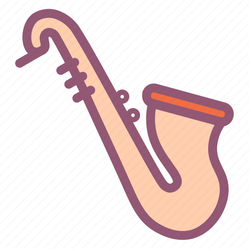 Audio, instrument, music, saxophone, sound icon - Download on Iconfinder