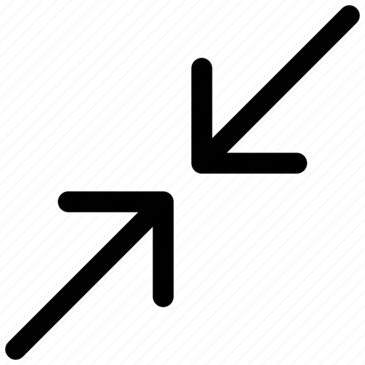 Arrows, diagonal, minimize, shrink icon icon - Download on Iconfinder