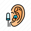earplug, usage, audiologist, doctor, ear, deaf
