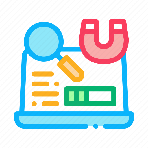 Researching, audit, laptop, business, finance, process icon - Download on Iconfinder