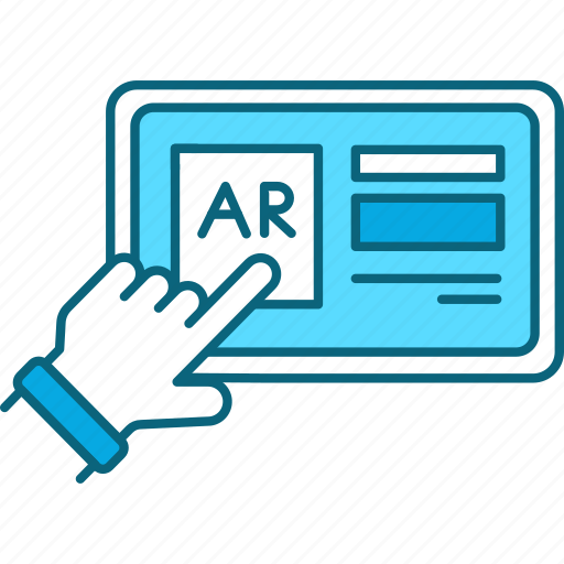 Ar, printing, hand icon - Download on Iconfinder
