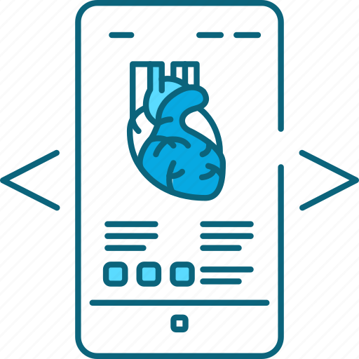 Ar, medicine, heart, smartphone, app icon - Download on Iconfinder
