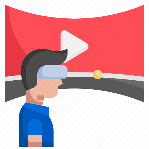 Vr, video, gaming, technology, music, and, multimedia icon - Download on Iconfinder