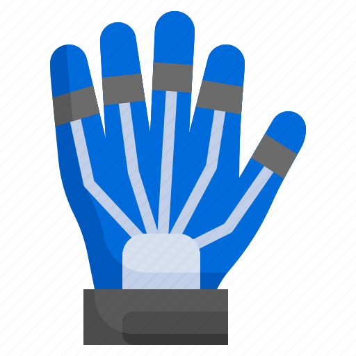 Wired, glove, virtual, reality, electronics, electronic icon - Download on Iconfinder