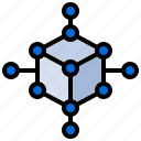 framework, cube, distribution, network, networking
