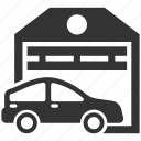 car, garage, transport, automobile, vehicle, workshop