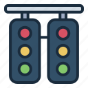 traffic, road, signal, start, auto, racing, car, vehicle, traffic light