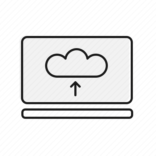 Cloud, communication, network, pc, upload icon - Download on Iconfinder