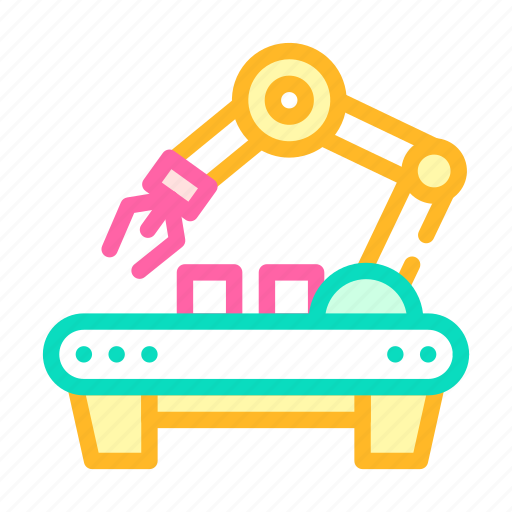 Robotic, factory, arm, automation, engineer, iron icon - Download on Iconfinder