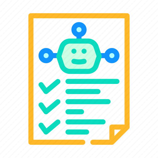 Task, list, automation, engineer, iron, robot icon - Download on Iconfinder