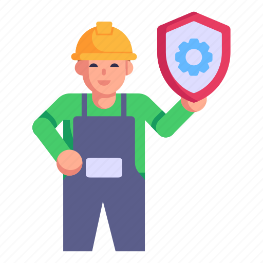 Worker protection, worker safety, security, worker insurance, labour protection icon - Download on Iconfinder