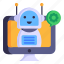 robotic chat, automation robot, artificial intelligence, virtual assistant, robot assistant 