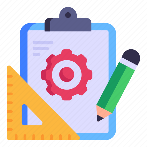 Drafting, project plan, management planning, draft paper, technical drawing icon - Download on Iconfinder