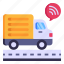 autonomous vehicle, smart logistic, smart vehicle, delivery truck, logistic truck 