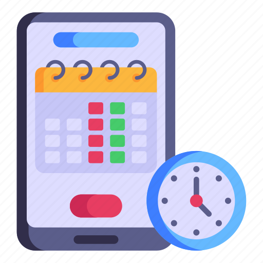 Automated schedule, automated calendar, agenda, time planning, time reminder icon - Download on Iconfinder