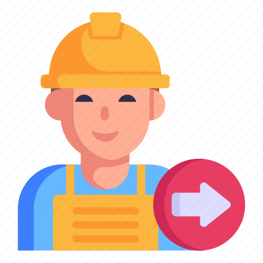 Worker, worker displacement, employee, engineer, skilled worker icon - Download on Iconfinder