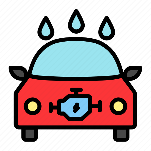 Automobile service, car cleaning, car grooming, car wash, car washing, engine cleaning icon - Download on Iconfinder