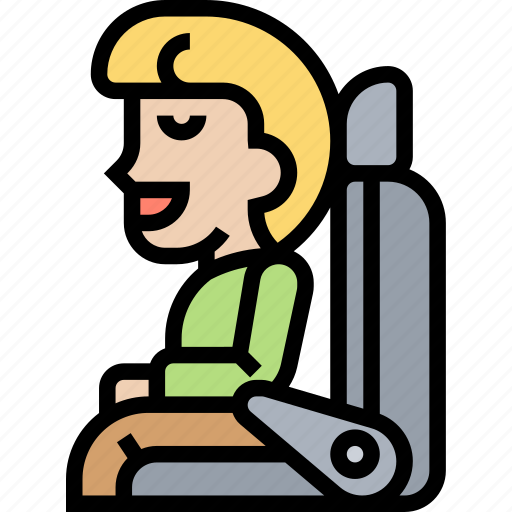 Sit, seat, car, safety, passenger icon - Download on Iconfinder