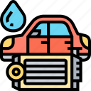 heat, radiator, water, car, cooling