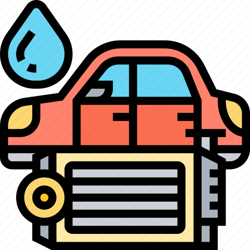 Heat, radiator, water, car, cooling icon - Download on Iconfinder