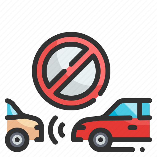 Braking, automatic, brake, vehicle, emergency icon - Download on Iconfinder