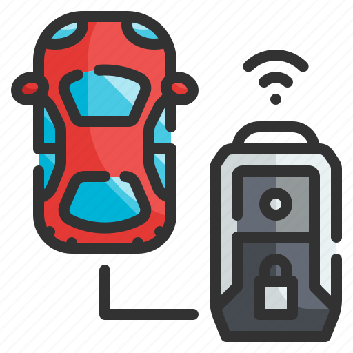 Remote, key, lock, control, wireless icon - Download on Iconfinder