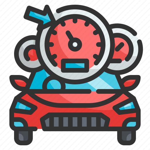 Speed, control, measure, velocity, vehicle icon - Download on Iconfinder