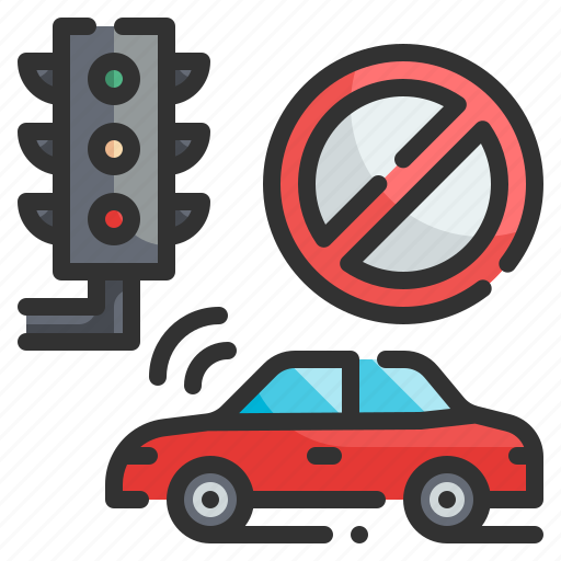 Traffic, light, signaling, stop, car icon - Download on Iconfinder