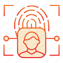 fingerprint, id, lock, password, security, technology, recognition, scan, unlock