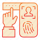 fingerprint, phone, security, biometric, finger, identity, print, scanner, scan