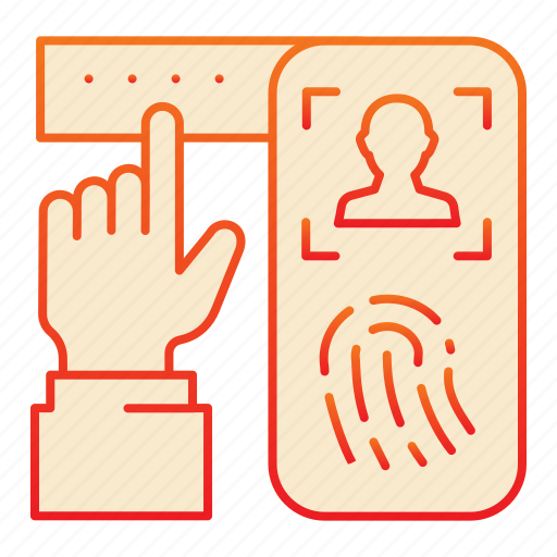 Fingerprint, phone, security, biometric, finger, identity, print icon - Download on Iconfinder