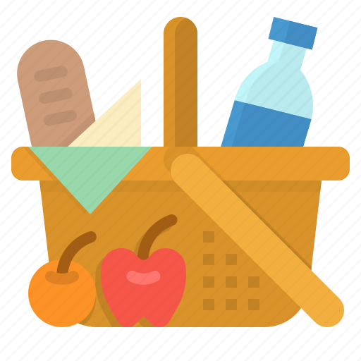 Autumn, basket, camping, picnic, travel icon - Download on Iconfinder