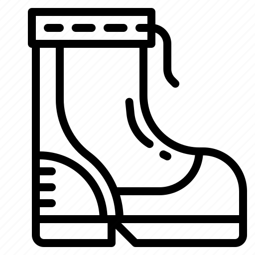 Boot, boots, footwear, rain, raining icon - Download on Iconfinder