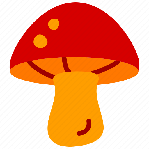 Mushroom, autumn, fall, natural, food, red, season icon - Download on Iconfinder