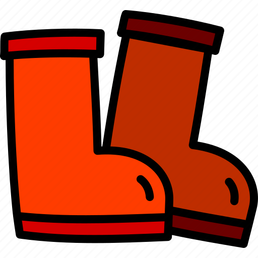 Boot, rubber, autumn, weather, shoe, spring, rain icon - Download on Iconfinder