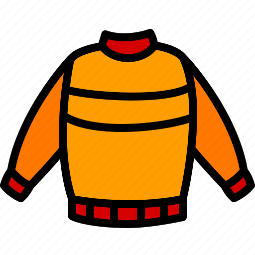 Sweater, autumn, sweatshirt, fall, clothing, clothes, apparel icon - Download on Iconfinder