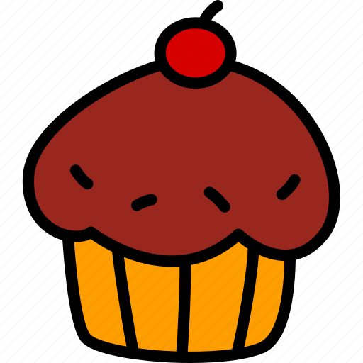 Cupcake, autumn, muffin, cake, bakery, dessert, sweet icon - Download on Iconfinder