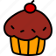 cupcake, autumn, muffin, cake, bakery, dessert, sweet 