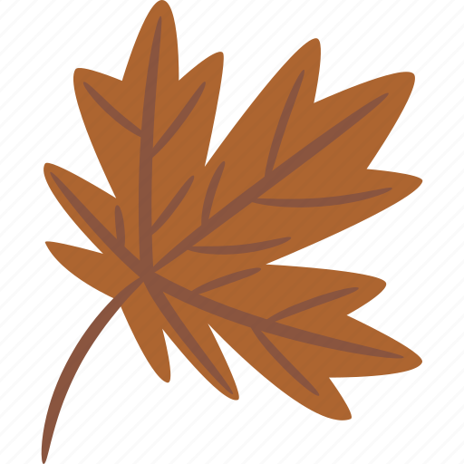 Maple, leaf, brown, autumn icon - Download on Iconfinder