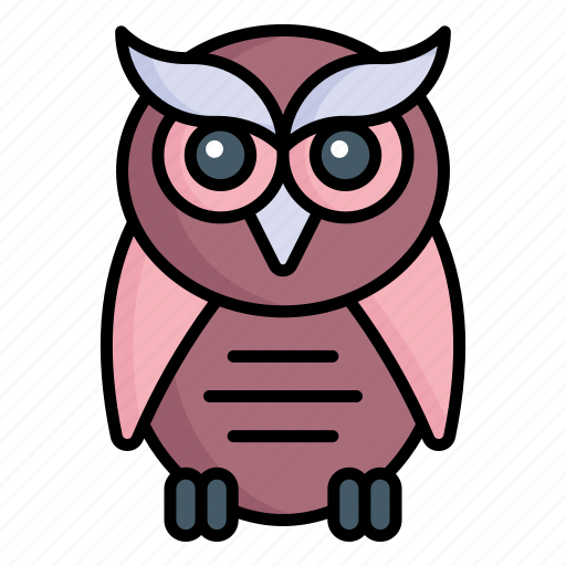 Owl, animal, cute owl, owl bird, wisdom, wild, fowl icon - Download on Iconfinder