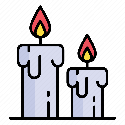 Candles, light, decoration, celebration, candle, flame, holiday icon - Download on Iconfinder