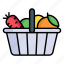 basket, food, garden, gardening, harvest, organic, vegetable 