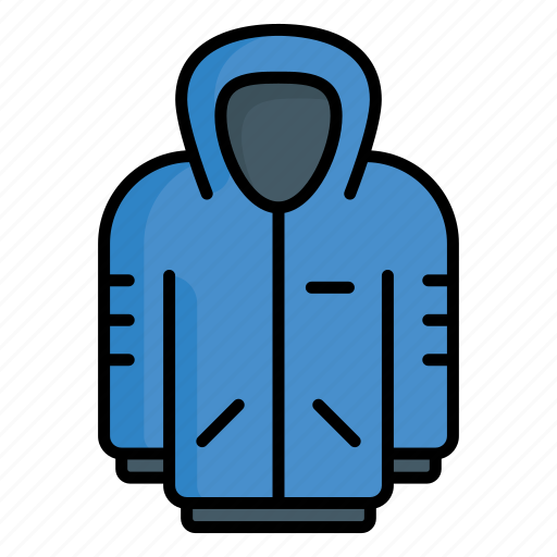 Hoodie, hoody, jacket, fashion, clothing, clothes, dress icon - Download on Iconfinder